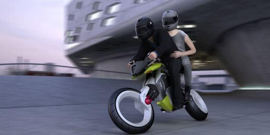Motorcycle Prototype Concept in Action