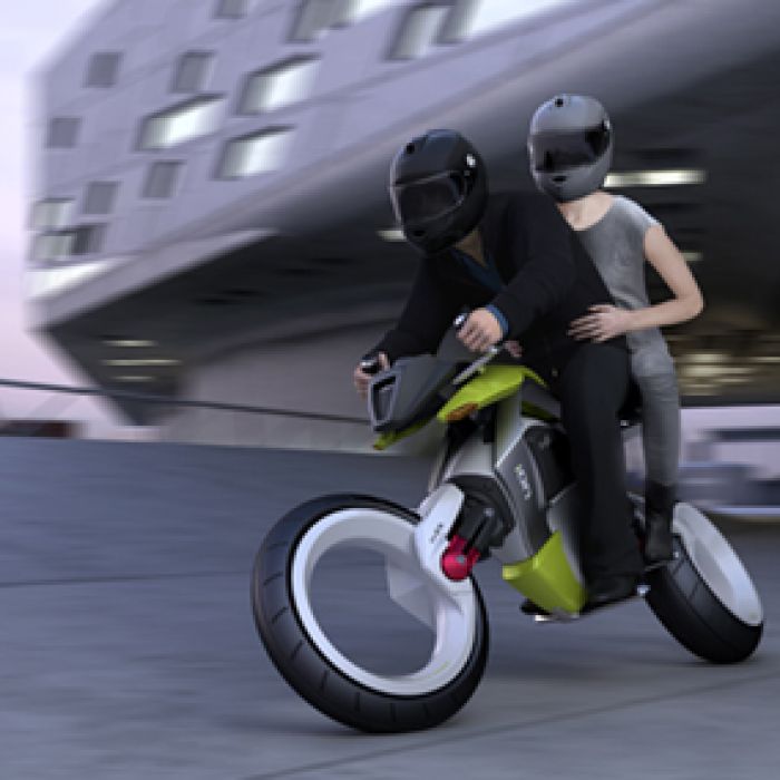 Motorcycle Prototype Concept in Action